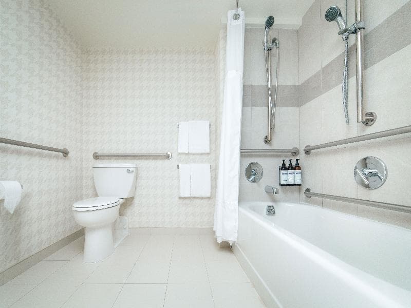 2 Double Beds With Accessible Tub — image 1 of 2