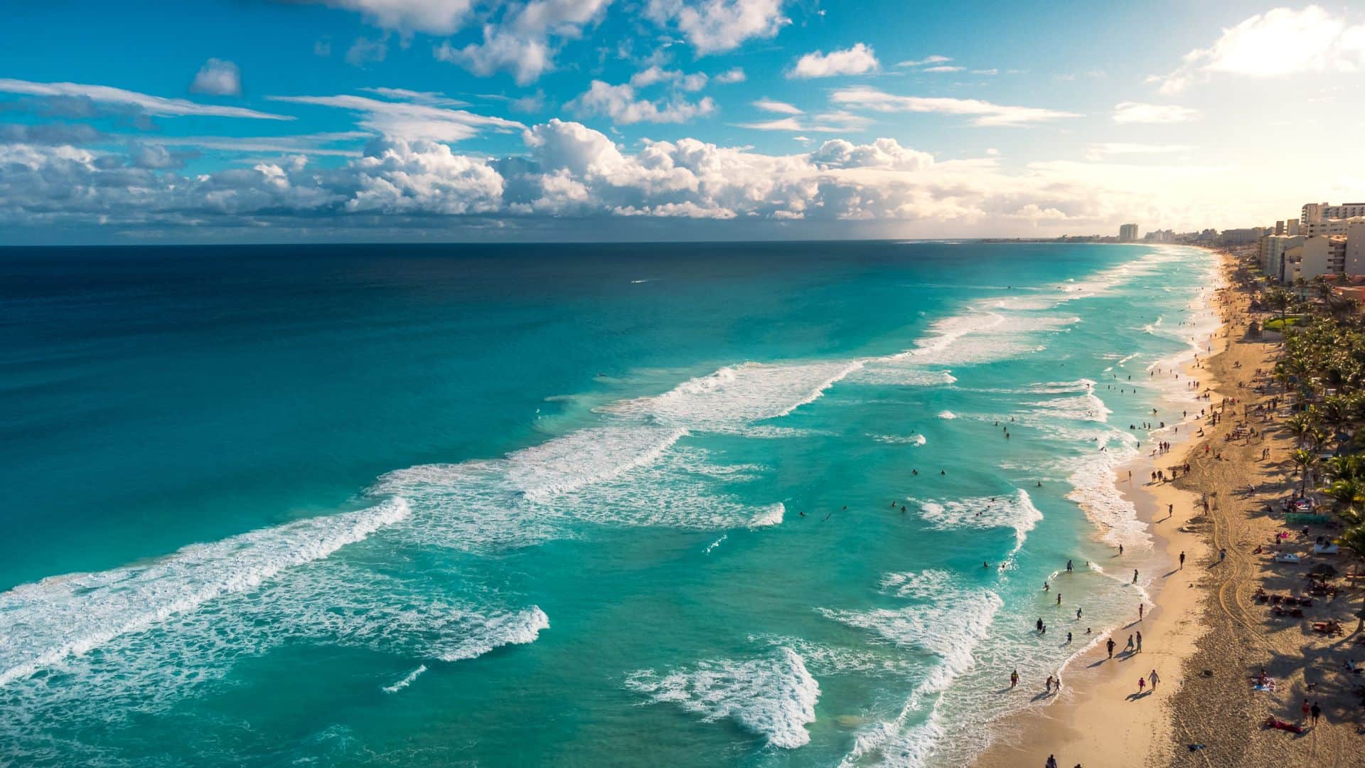 Plage et littoral de Playa Mujeres